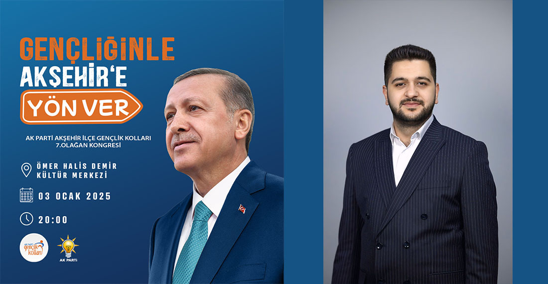 AK Parti Akşehir Gençlik Kolları’nın Kongresi Bu Akşam