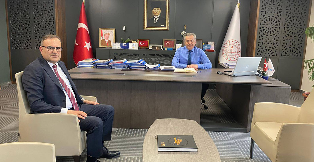 Akşehir İlçe Milli Eğitim Müdürü Topaloğlu’ndan İL Milli Eğitim Müdürü Yiğit’e Ziyaret