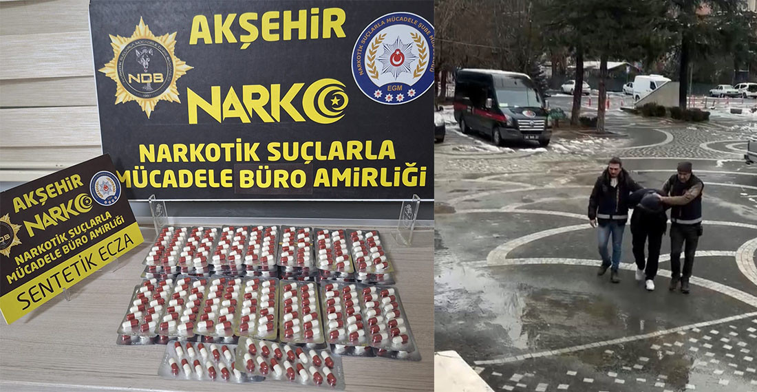 Durdurulan Otobüsteki Şahsın Üzerinde Uyuşturucu Hap Yakalandı