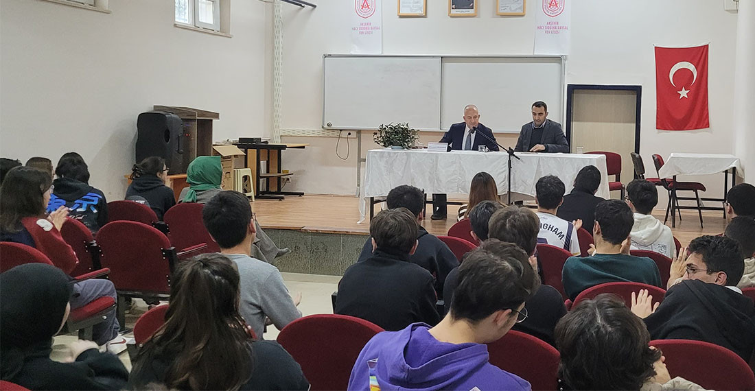 Hacı Sıddıka Baysal Fen Lisesi Dt. Levent Büyüksaraç’ı Ağırladı