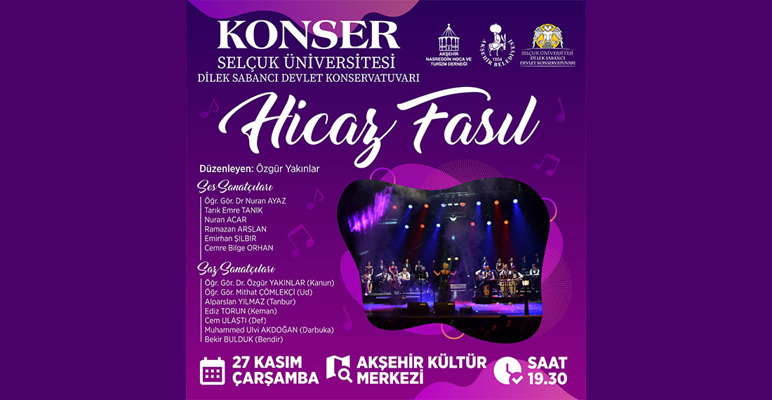 N. Hoca ve Turizm Derneği’nden Konser